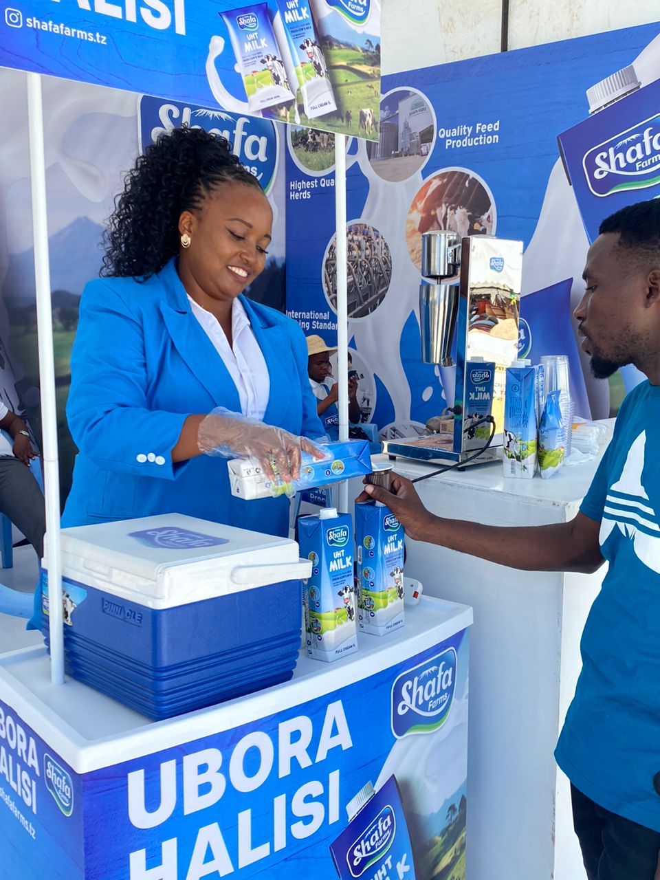 Shafa Farms activation by Pyramid Creative Concepts